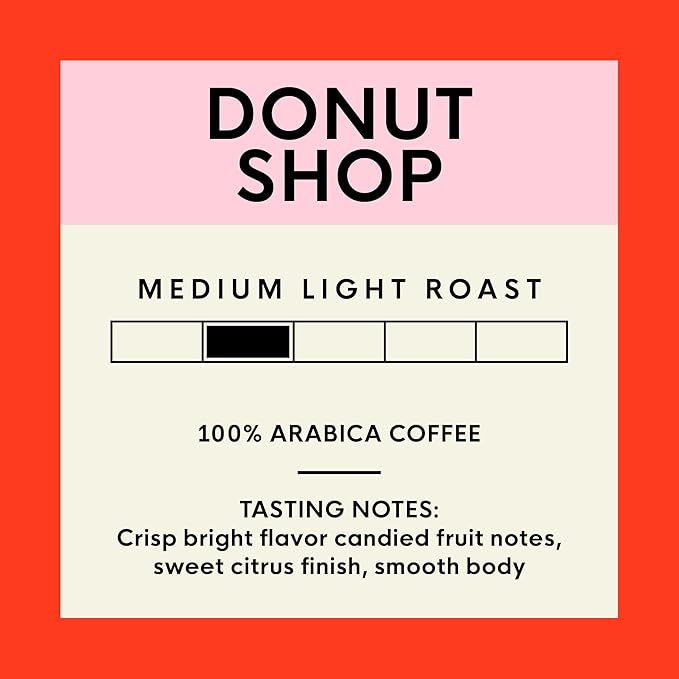 San Francisco Bay K-Cup Coffee Pods, Donut Shop (120 ct), Medium-Light Roast, Commercially Compostable Single-Serve Coffee Pods