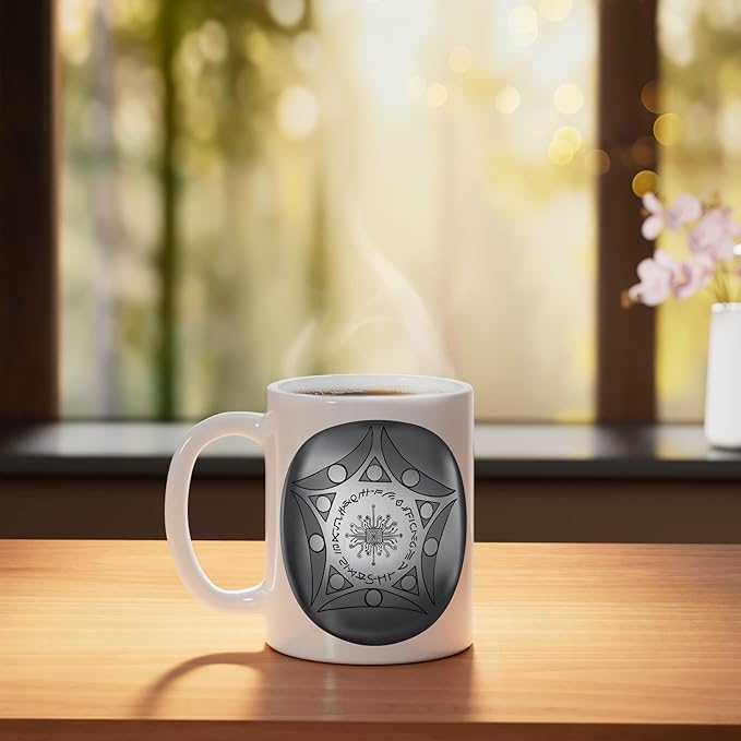 Buga Sphere Columbia UFO Ceramic Mug, White