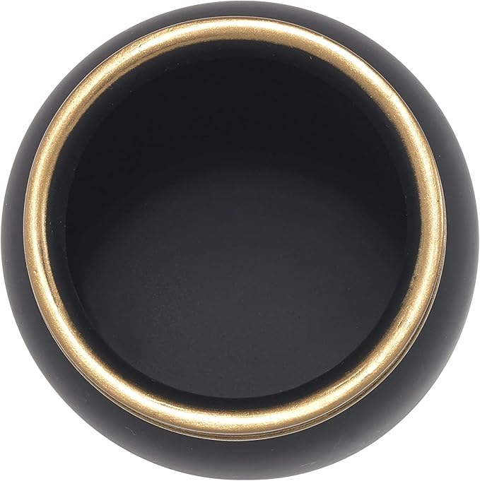 Avanti Linens - Tumbler, Guest Bathroom Essentials, Modern Home Decor (Memphis Collection, Black)