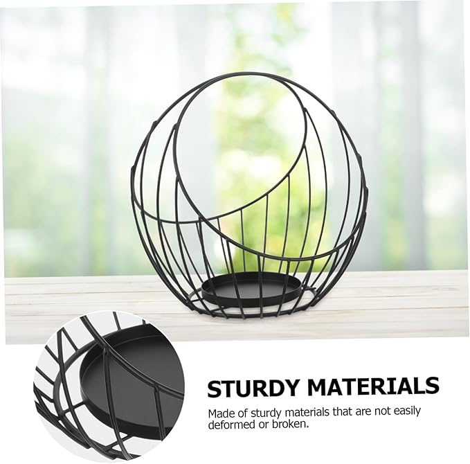 Gadpiparty Multi-Functional Storage Basket with Handle Small Iron Magazine Holder for Organizing Books and Newspapers for Home Office and School Use Black