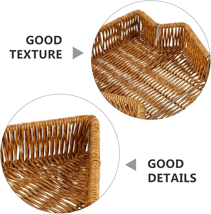 Christmas Tree Shaped Food Organizing Basket, Rustic Farmhouse Style Decorative Tray for Holiday Party Serving, Bread and Snack Display Platter for Home Kitchen and Restaurant