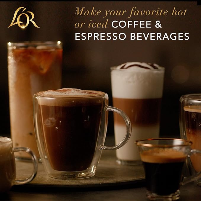 L'OR Coffee Pods, 30 Count Le Tigre Dark Roast Blend, Single-Serve Aluminum Coffee Capsules Compatible with the L'OR BARISTA System & *Nespresso Original Machines, 30 Count (Pack of 3)
