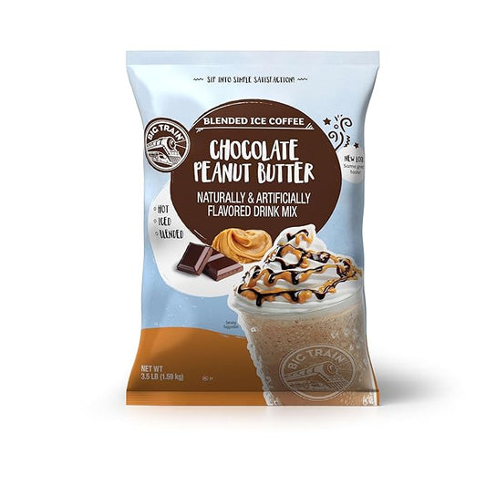 Big Train Chocolate Peanut Butter Blended Ice Coffee Beverage Mix, 3.5 Pound (Pack of 1)