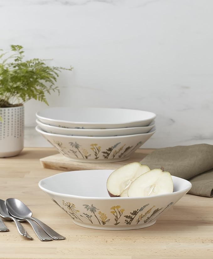 Lenox 898387 Wildflowers Dinner Bowls, Set Of 4