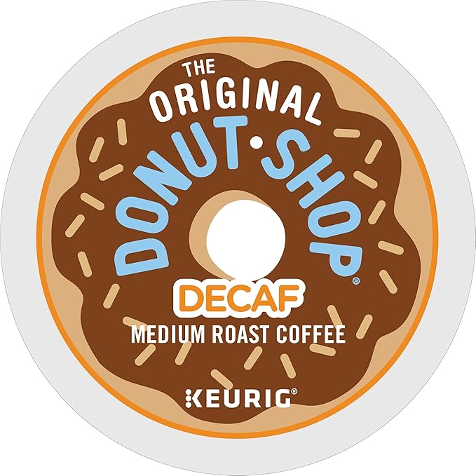 The Original Donut Shop Decaf, Single-Serve Keurig K-Cup Pods, Medium Roast Coffee Pods, 96 Count