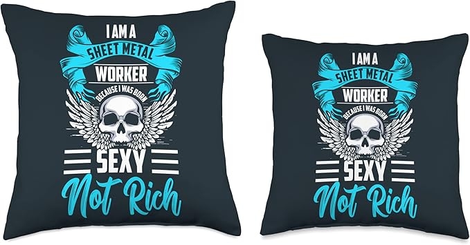 Journeyman Sheet Metal Worker Union Sheet Metal Worker Throw Pillow