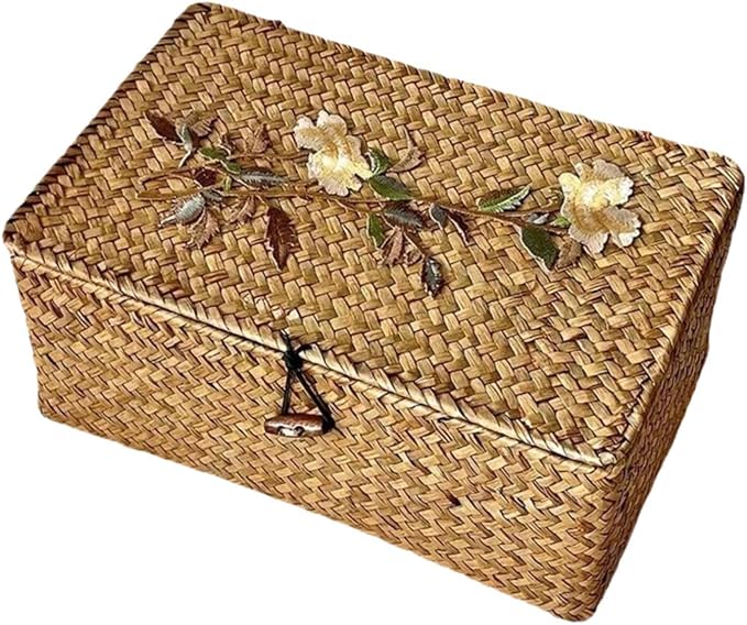 Tabletop Storage Basket, Creative Home Decoration Storage Bin, Empty Gift Box for Wardrobe, Living Room, Bedroom, M