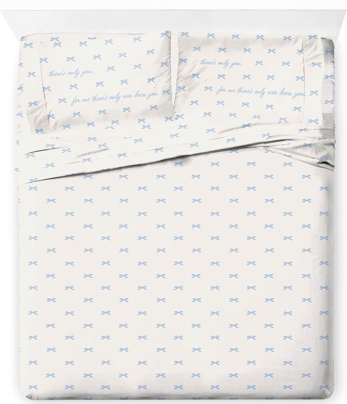 Jay Franco Sheet Set with Fitted, Flat Sheets & Pillow Cover - Ultra-Soft Bedding with Pillowcase for Room Decor, Beige - The Summer I Turned Pretty, 4 Piece Queen