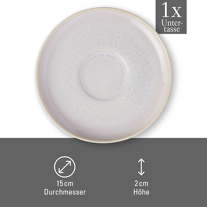 like. by Villeroy & Boch Crafted Cotton coffee cup saucer 15 cm ø
