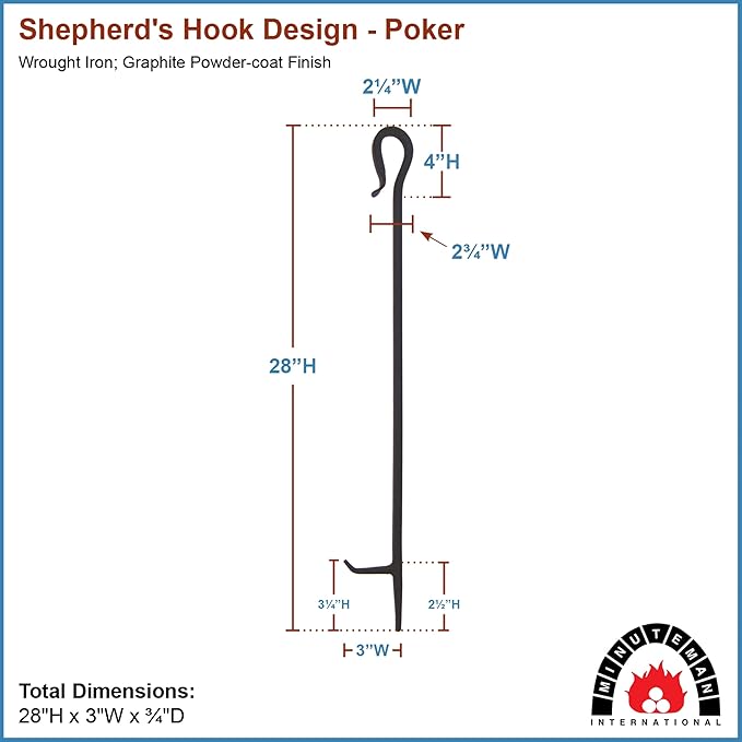Minuteman International Shepherd's Hook Poker