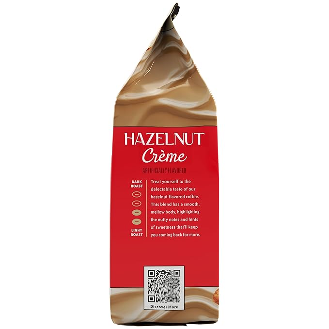 Community Coffee Hazelnut Creme Flavored 12 Ounce, Medium Roast Ground Coffee, 12 Ounce Bag (Pack of 1)