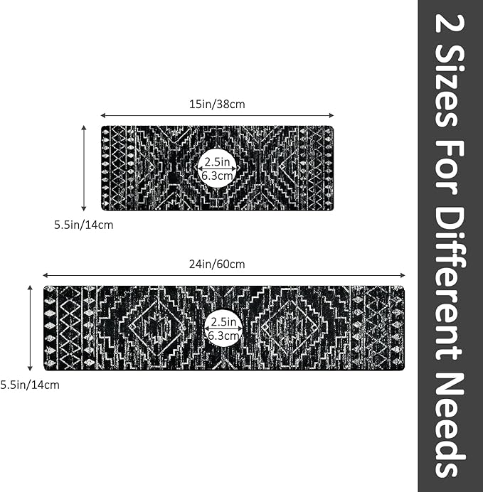 15" X 5.5" Kitchen Sink Splash Guard Faucet Mat Aztec Super Absorbent Fast Drying Faucet Guard & Draining Mat Sink Splash Guard Behind Faucet for Kitchen, Bathroom
