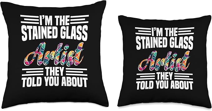 Stained Glass Tools Glass Sheets Stained Glass Artist Throw Pillow