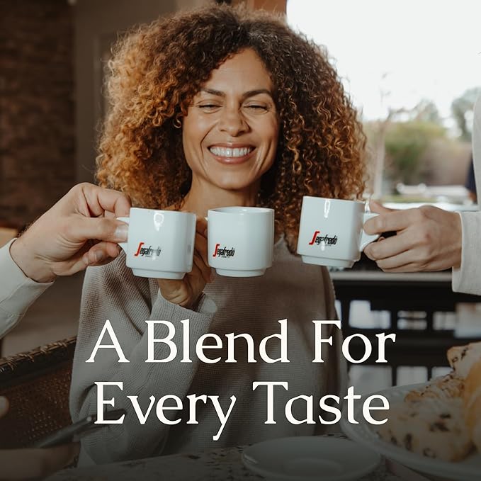 Segafredo Zanetti Ground Coffee – Made with Arabica Coffee – Medium Roast, Balanced with Smooth Acidity – Colombian & Brazilian Blend – Vivacious Medium Body – Vivace, 10oz Bag, Pack of 6