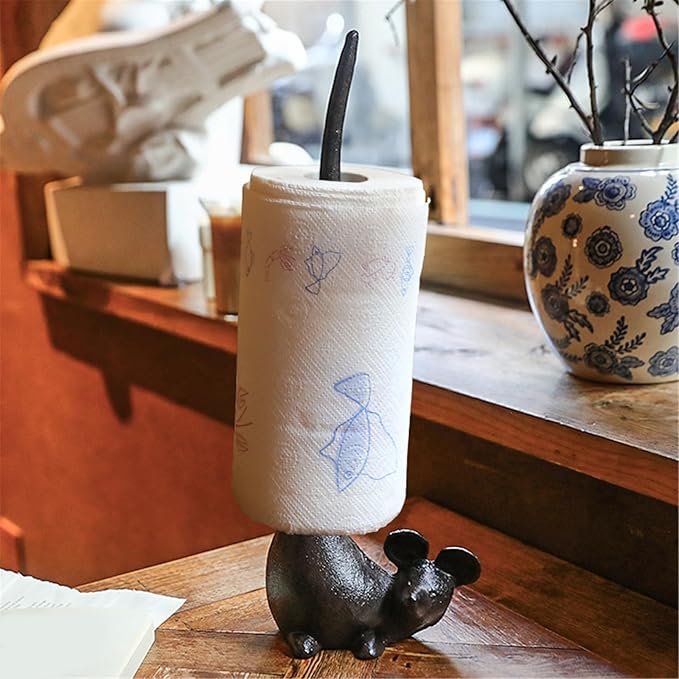 Metal Stand Design Standing Rack for Bathroom Kitchen Countertops Stabilized Base Kitchen Towel Stand