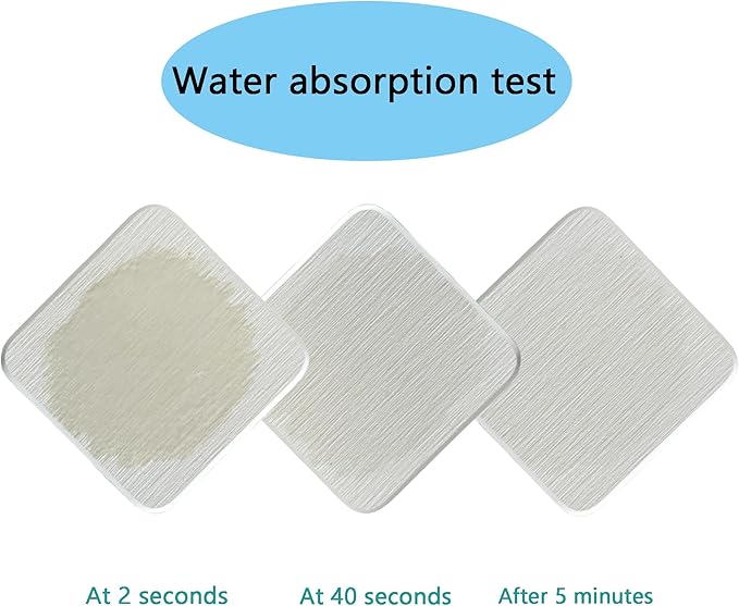 NiuYichee 4PCS Water Absorbent Stone Coasters for Sink, Quick-Drying Diatomite Soap Dish, Modern Home Kitchen & Bathroom, 3.15 x 3.15in, White