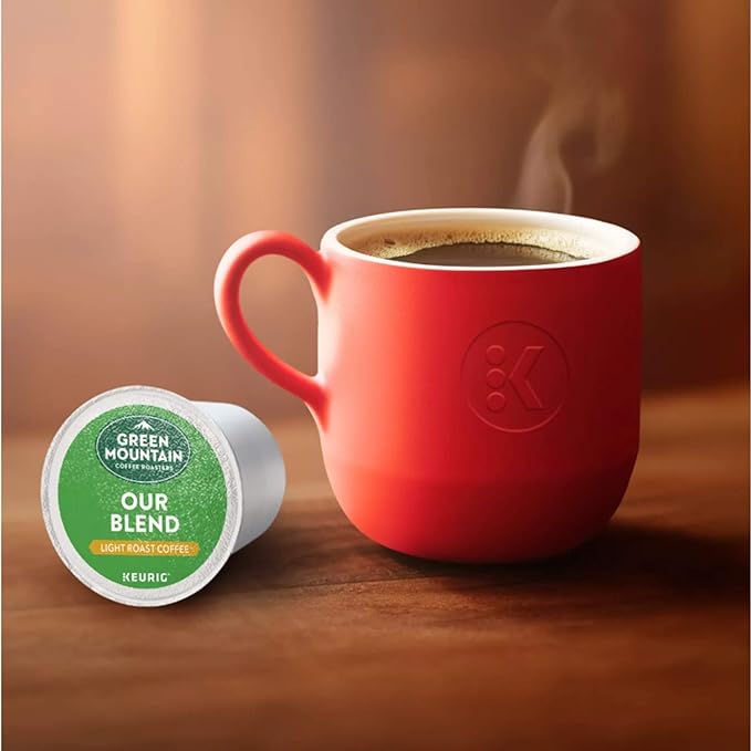 Green Mountain Coffee Roasters Our Blend Keurig Single-Serve K-Cup Pods, Light Roast Coffee, 96 Count
