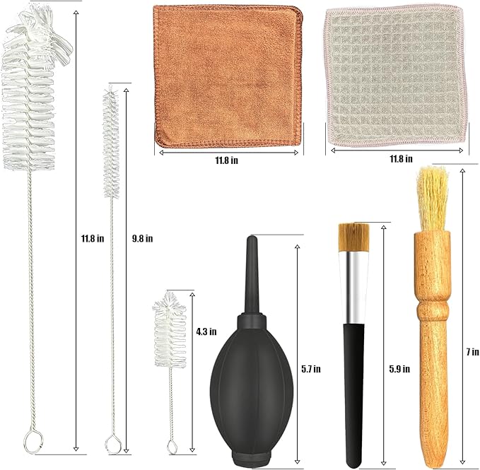 Coffee Brush, Coffee Grinder Cleaning Brush kit, Espresso Machine Cleaning Brush Tool