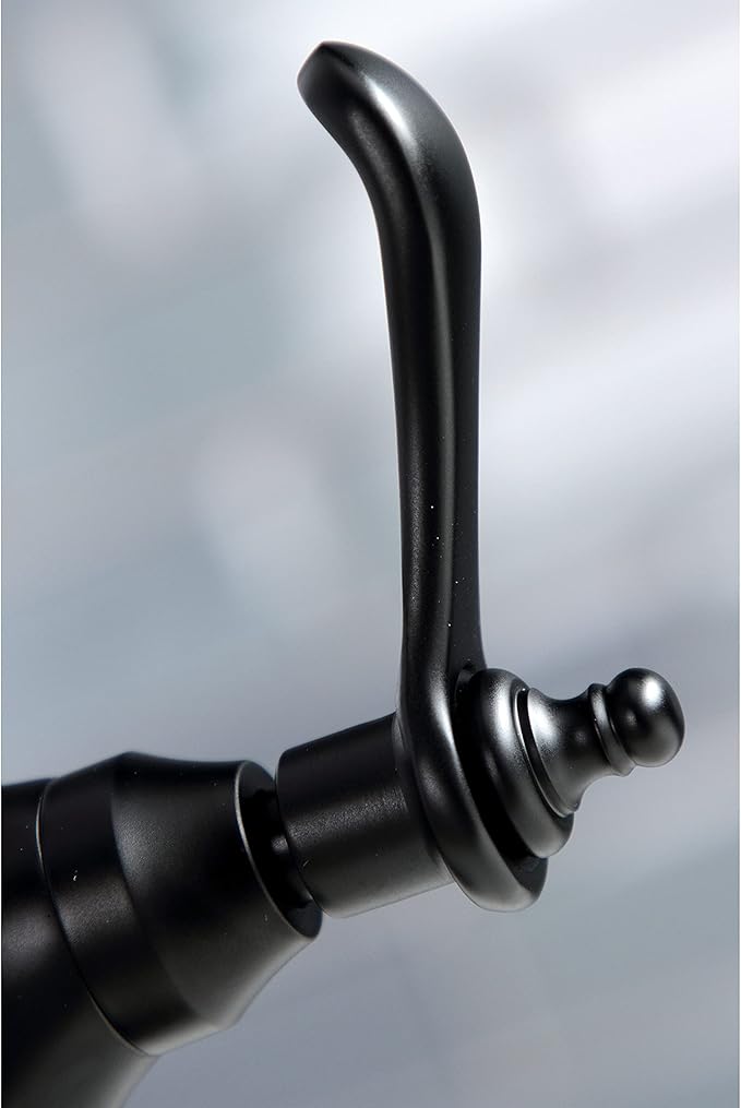 Kingston Brass KS3190TL Templeton Single Handle Water Filtration Faucet, Matte Black