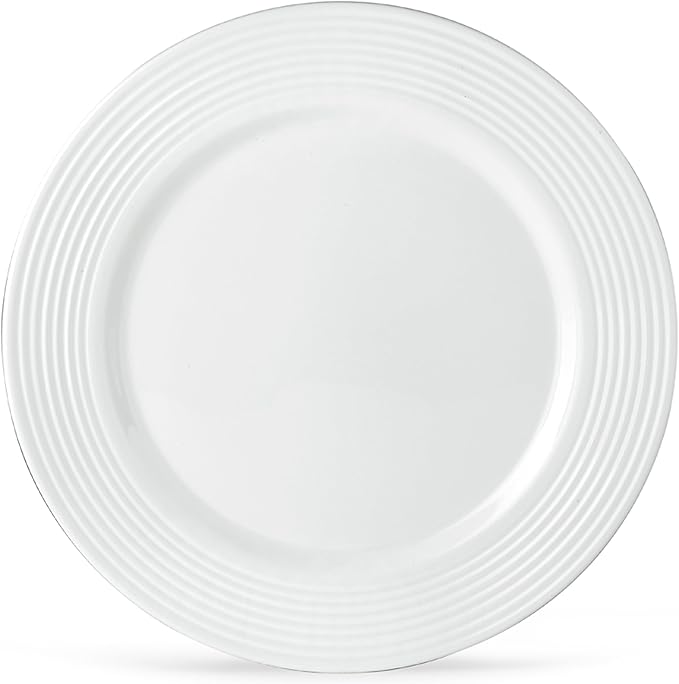 Lenox Tin Can Alley 7-Degree Dinner Plate, White, 1 Count (Pack of 1)