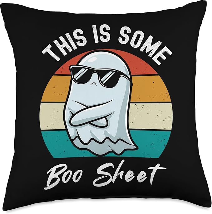 This Is Some Boo Sheet Halloween Ghost Funny Men Women Throw Pillow