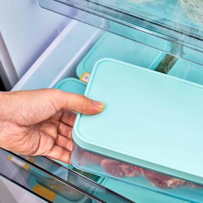LocknLock Freezer Fit Plastic Freezer Containers | Airtight Stackable Food Storage for Meal Prep | Microwave & Dishwasher Safe | BPA Free Freezer Container with Lid, 750ml