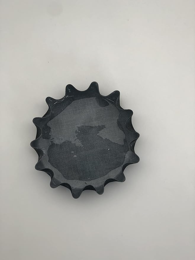 Andreas Silicone LP5-389 Black Marble 5" Lillie Pad