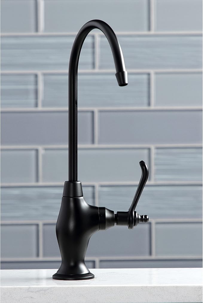 Kingston Brass KS3190TL Templeton Single Handle Water Filtration Faucet, Matte Black