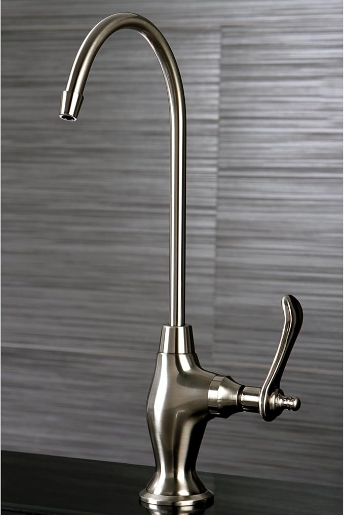 Kingston Brass Gourmetier KS3198TL Templeton Design 1/4 Turn Water Filter Faucet, Brushed Nickel