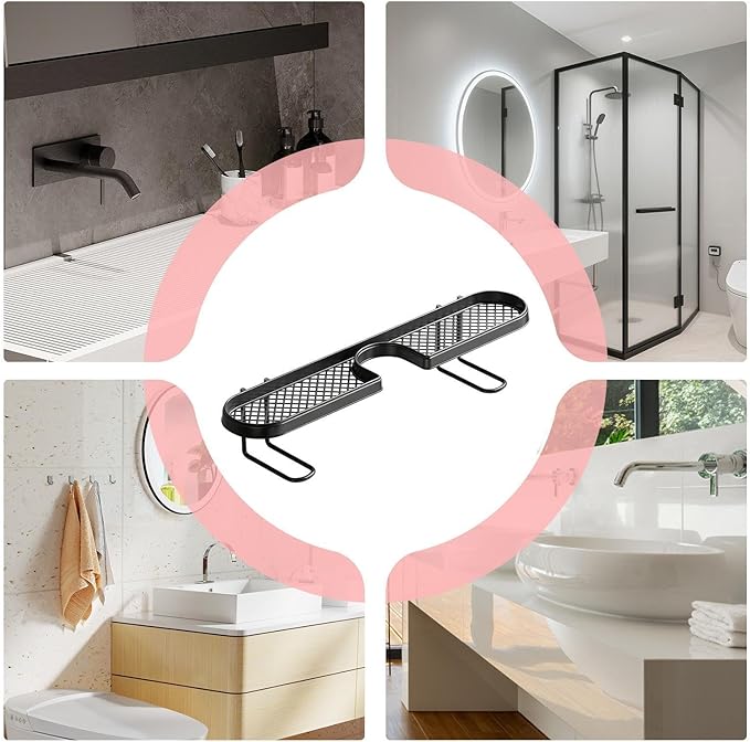 U Shape Faucet Storage Rack, Enhanced Usability Convenience, 11.5x12.8x59cm, Kitchen Sink Organizer, Sink Storage Rack, Space-Saving Design, For Kitchen Countertop Bathroom Dorm