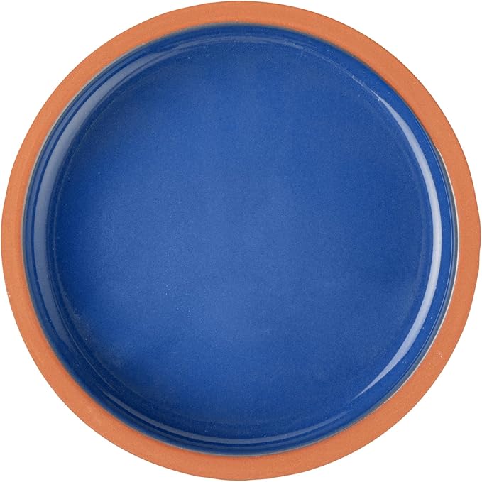Restaurantware Terracotta Cazuela Bowls 2 Pack of 9 oz Durable Rustic Serving Dish Glazed Oven-Safe Bowl Freezer-Safe Tapas Dish Microwave-Safe Dishwasher-Safe