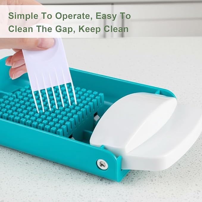 JJUNW 4pcs Vegetables Chopper Cleaning Tools Fork, Onion Chopper-Tools, Salad Onion Chopper Tool Fruit Vegetable Cutter Cleaning Comb for Most Vegetable Choppers