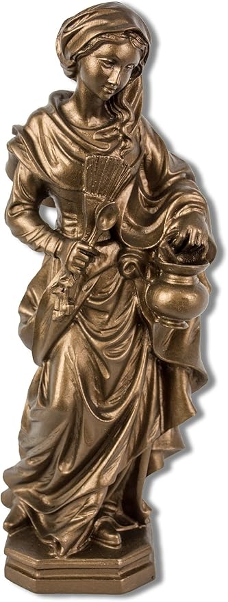 VGI Kitchen Madonna Resin Statue (Antique Bronze)