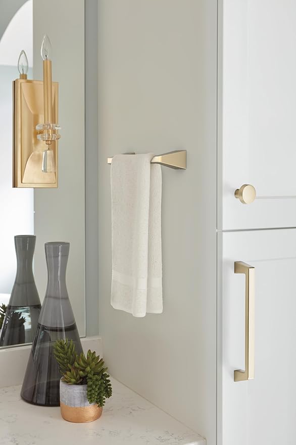 Amerock Blackrock Golden Champagne 9 inch (229mm) Towel Bar, BH36005BBZ