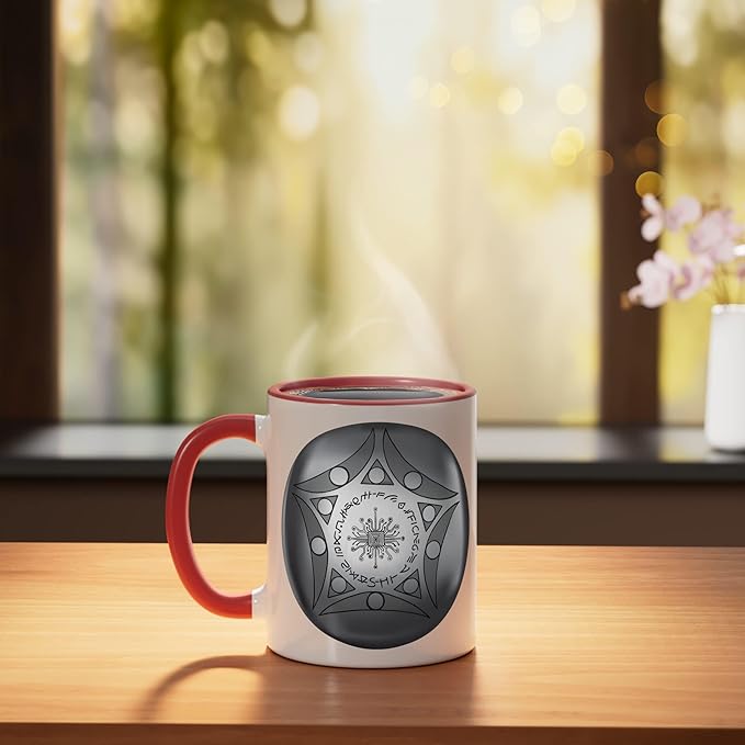 Buga Sphere Columbia UFO Ceramic Mug, Red/White