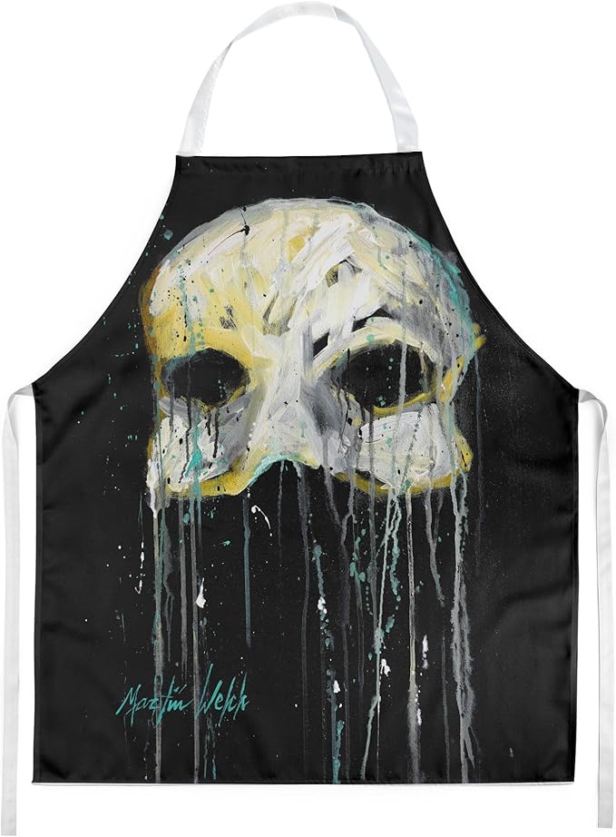 Caroline's Treasures Mysterious Mask Apron Cooking Kitchen Server Baking Crafts Gardening for Adult Women Men, Unisex, Large, Multicolor