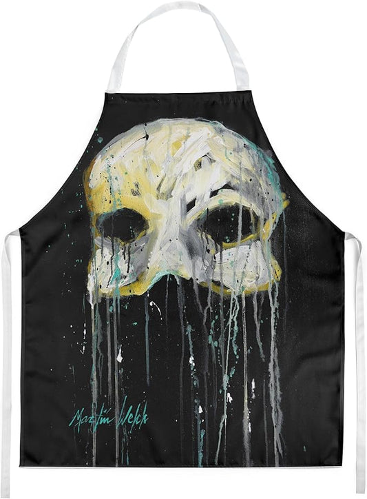 Caroline's Treasures Mysterious Mask Apron Cooking Kitchen Server Baking Crafts Gardening for Adult Women Men, Unisex, Large, Multicolor