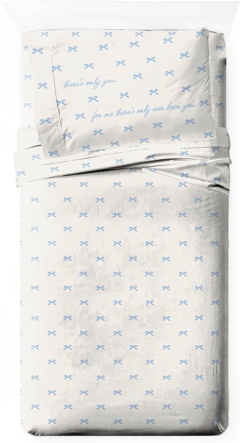 Jay Franco Sheet Set with Fitted, Flat Sheets & Pillow Cover - Ultra-Soft Bedding with Pillowcase for Room Decor, Beige - The Summer I Turned Pretty, 3 Piece Twin