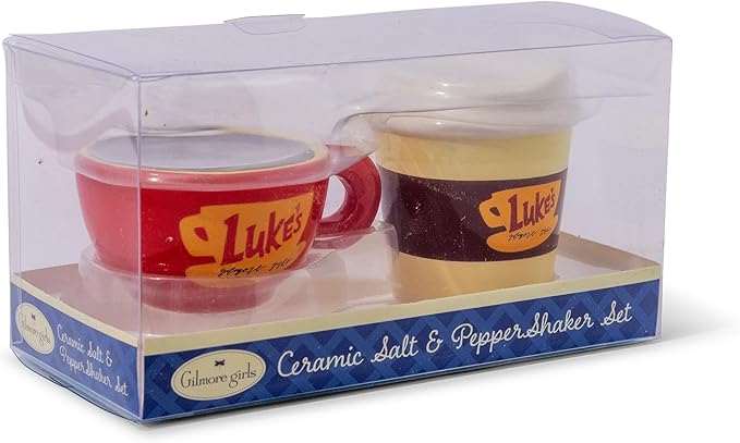 Silver Buffalo Gilmore Girls Latte Mug Ceramic Salt and Pepper Shaker