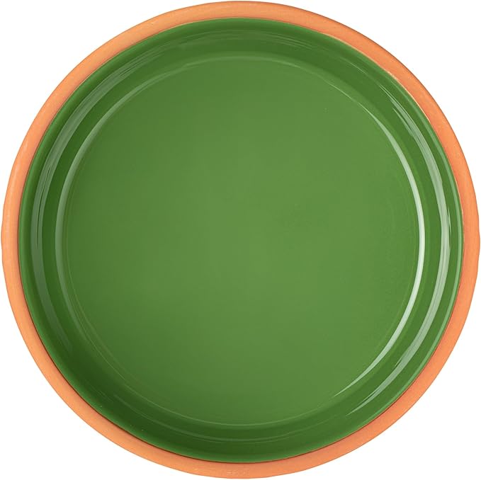 Restaurantware Terracotta Cazuela Bowls 2 Pack of 68 oz Durable Rustic Serving Dish Glazed Oven-Safe Bowl Freezer-Safe Tapas Dish Microwave-Safe Dishwasher-Safe