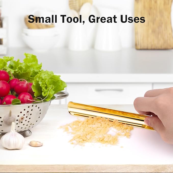 Table Crumb Sweepers, Crumbers for Servers, Bread Crumber Cleaner Stainless Steel Table Crumbers for Tablecloth in Restaurants and Homes, Servers, Waiters, Waitresses Tool Accessories (5 PACK, Gold)