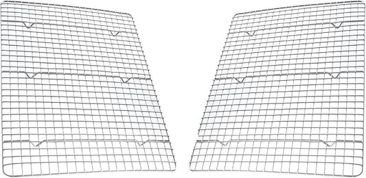 USA Pan Half Sheet Nonstick Roasting and Cooling Rack, Set of 2