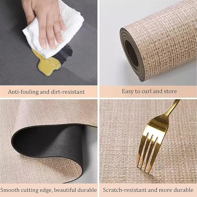 Modern Abstract Kitchen Floor Rugs, Cushioned Anti Fatigue Entryway Mats, Waterproof Runner for Bedroom Sink Office(Green B,50 * 160cm)