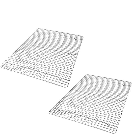 USA Pan XL Nonstick Baking and Cooling Rack, Set of 2