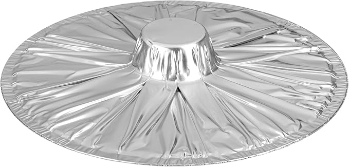 Foil Lux 3.5 Quart Pans And Lids, 100 Disposable Pots With Lids - Oven-Ready, Stove Compatible, Aluminum Foil Baking Pans, Freezable, For Outdoor Camping, Vacation, Picnic, And More - Restaurantware