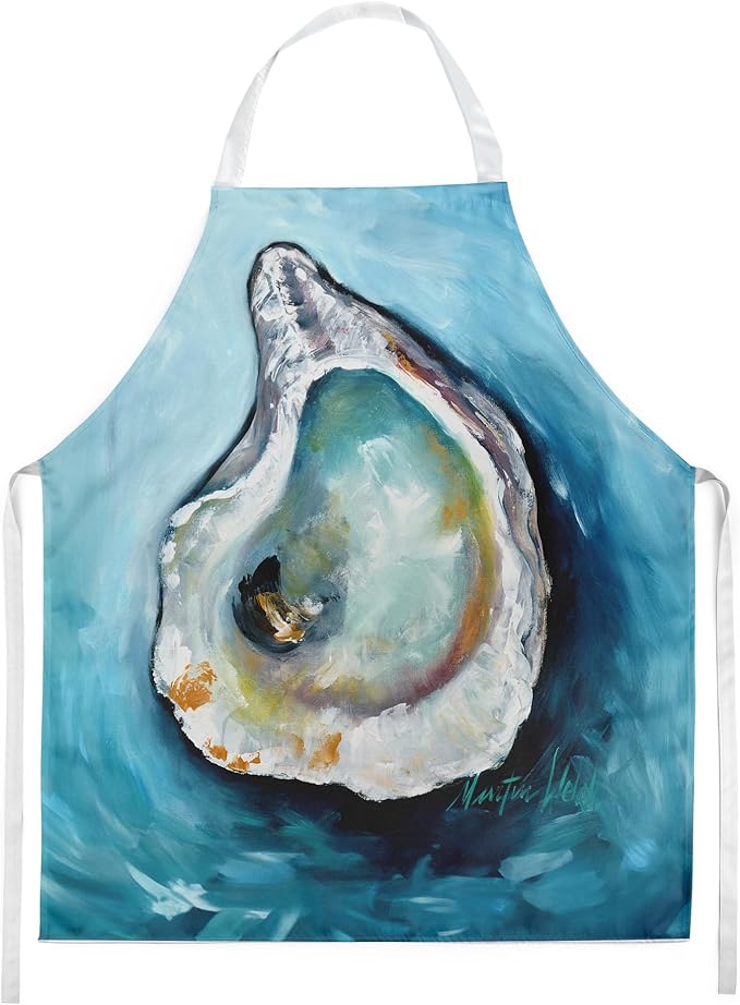 Caroline's Treasures J Mac Oyster Apron Cooking Kitchen Server Baking Crafts Gardening for Adult Women Men, Unisex, Large, Multicolor