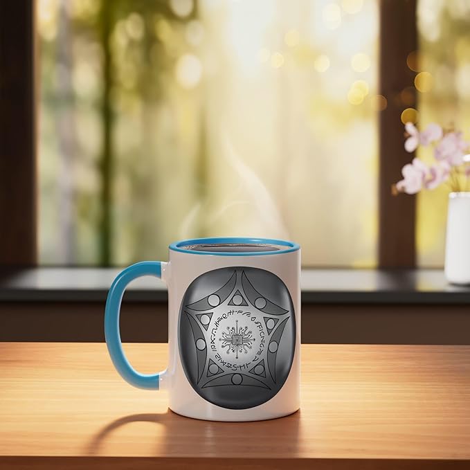 Buga Sphere Columbia UFO Ceramic Mug, Blue/White