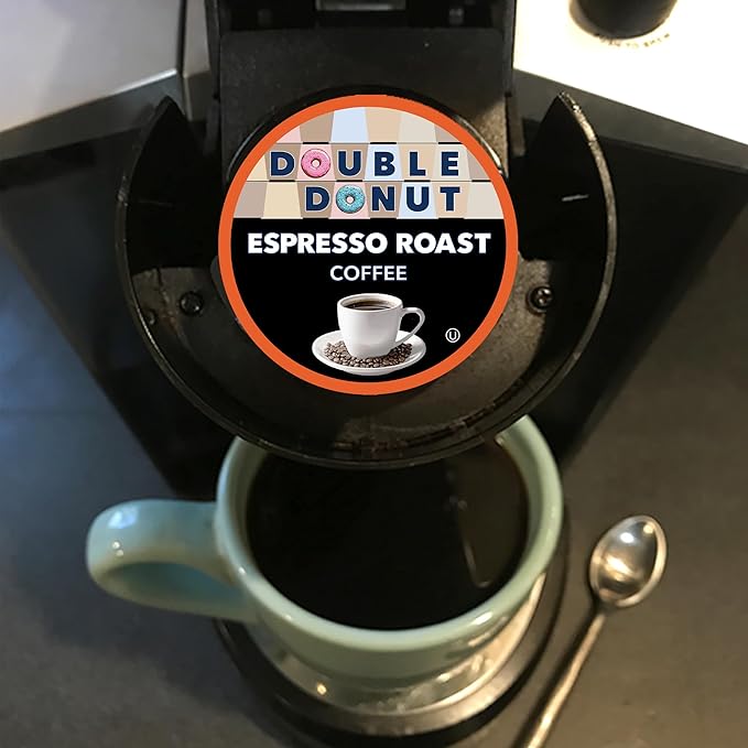 Espresso Coffee Pods Dark Espresso Roast Coffee,-Serve Pods for Keurig K Cup Brewer Machines,80 Count (Pack of 2)