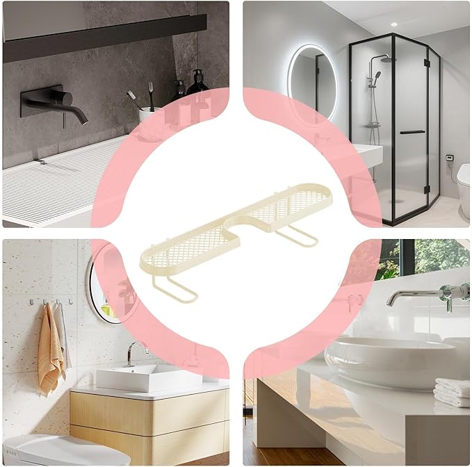 U Shape Faucet Storage Rack, Enhanced Usability Convenience, 11.5x12.8x59cm, Kitchen Sink Organizer, Sink Storage Rack, Space-Saving Design, For Kitchen Countertop Bathroom Dorm