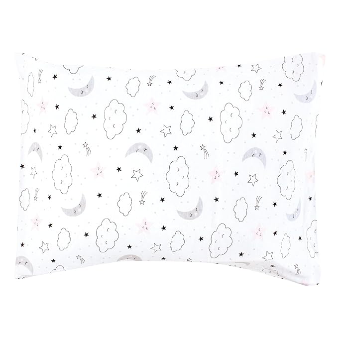 Hudson Baby Unisex Baby Cotton Toddler Pillow Case, Dreamer, One Size